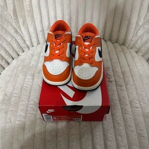 Nike Dunk Orange Toddler 8C